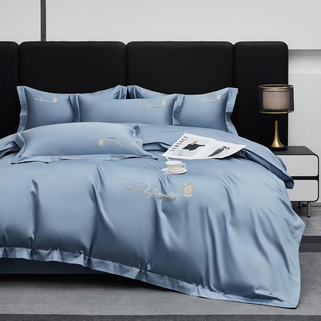 91家纺网 家纺一手货源 找家纺 玖玖爱家纺 2025新款100支新疆长绒棉四件套-巴黎之夜 巴黎之夜-甜兰