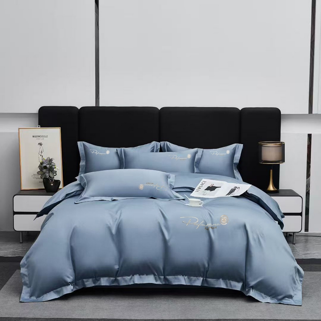 91家纺网 家纺一手货源 找家纺 玖玖爱家纺 2025新款100支新疆长绒棉四件套-巴黎之夜 巴黎之夜-甜兰