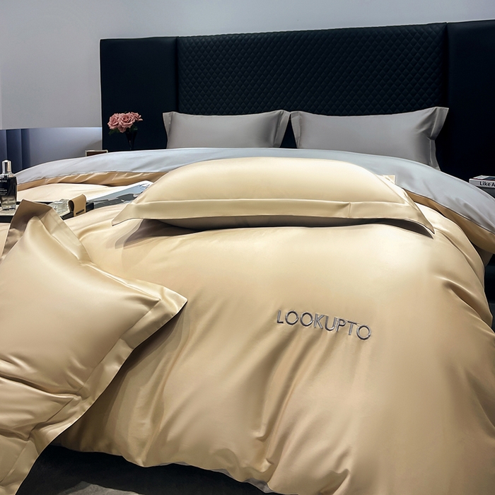 91家纺网 家纺一手货源 找家纺 （总）观月轩家纺 2025新款100S长绒棉纯棉四件套