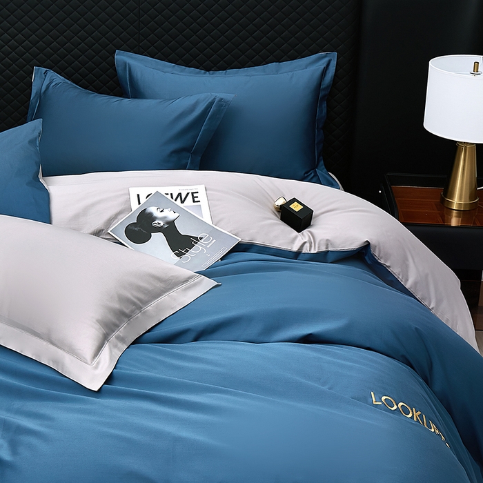 91家纺网 家纺一手货源 找家纺 （总）观月轩家纺 2025新款100S长绒棉纯棉四件套