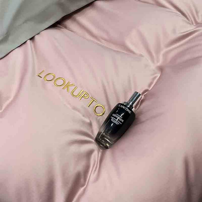 91家纺网 家纺一手货源 找家纺 观月轩家纺 2025新款100S长绒棉纯棉四件套 如意粉