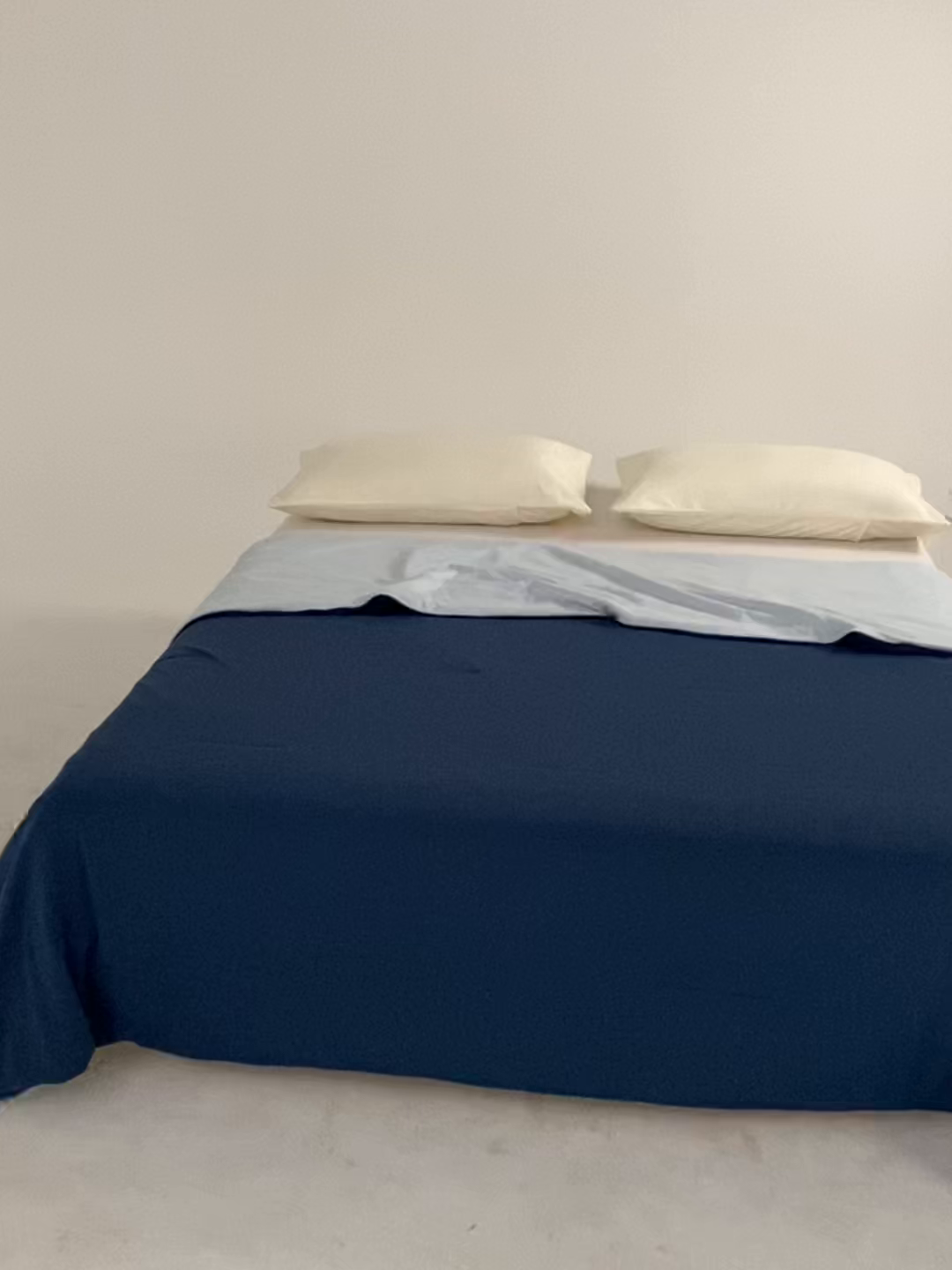 91家纺网 家纺一手货源 找家纺 观月轩家纺 2025新款双感控温pro蚕丝被夏被夏凉被空调被 深蓝