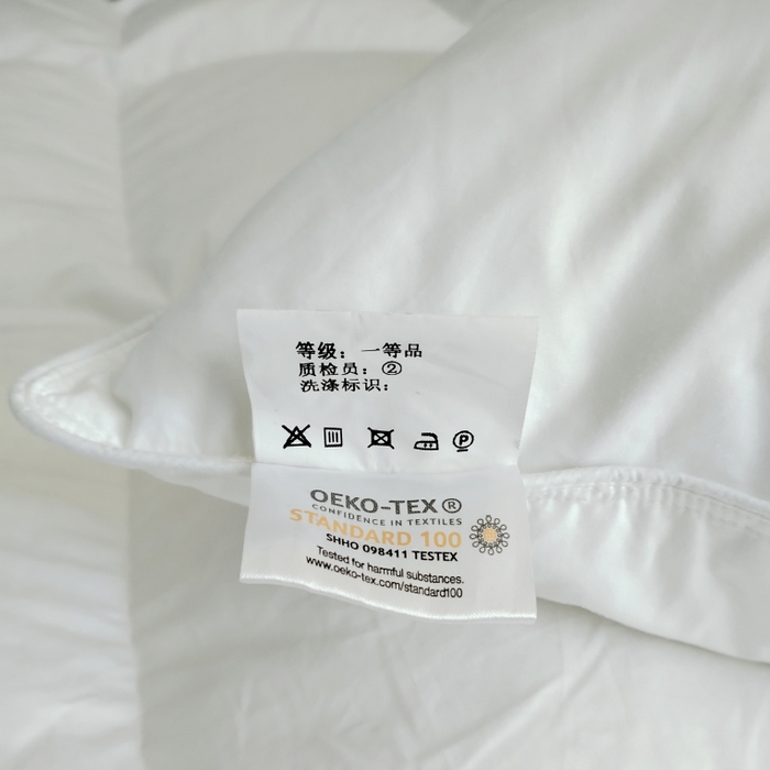 91家纺网 家纺一手货源 找家纺 安力森/诚臻酒店用品 2025新款全棉纯棉100白鹅绒枕头枕芯星级酒店超软不塌国家标准防钻枕头枕芯 白鹅毛羽绒枕（30%白鹅绒）