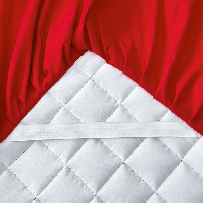 91家纺网 家纺一手货源 找家纺 七仙女家纺 2025新款轻奢婚庆高克重水洗磨毛夹棉床裙单床裙床裙单件床裙三件套 吾家有喜