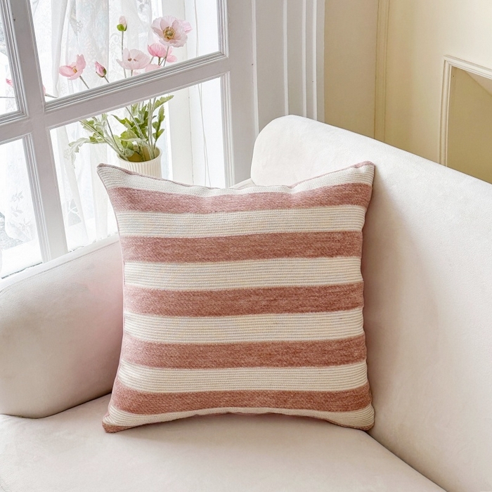 91家纺网 家纺一手货源 找家纺 （总）新奇异 2025新款雪尼尔条纹抱枕