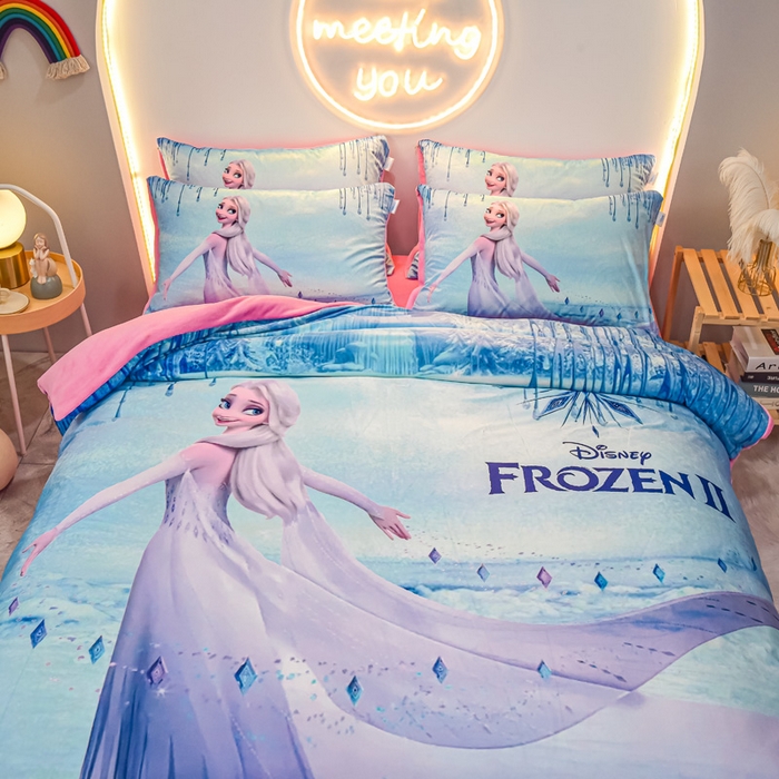 91家纺网 家纺一手货源 找家纺 （总）ds生活馆 2025新款大版卡通水晶绒牛奶绒单被套