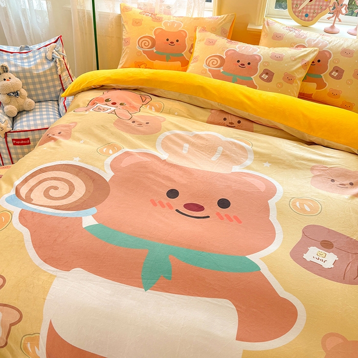91家纺网 家纺一手货源 找家纺 （总）ds生活馆 2025新款大版卡通水晶绒牛奶绒单被套