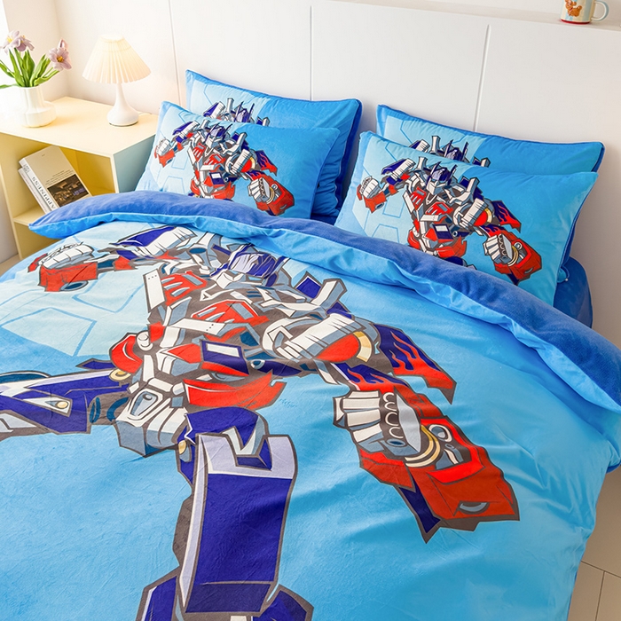 91家纺网 家纺一手货源 找家纺 （总）ds生活馆 2025新款大版卡通水晶绒牛奶绒单被套