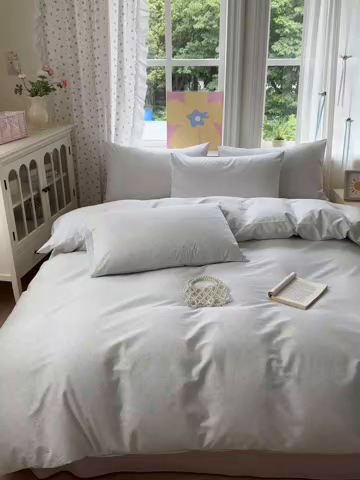 91家纺网 家纺一手货源 找家纺 优彩 2025新款13372碎花系列全棉四件套云森处