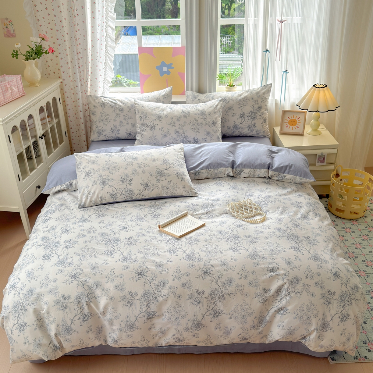 优彩 2025新款13372碎花系列全棉四件套茱丽叶