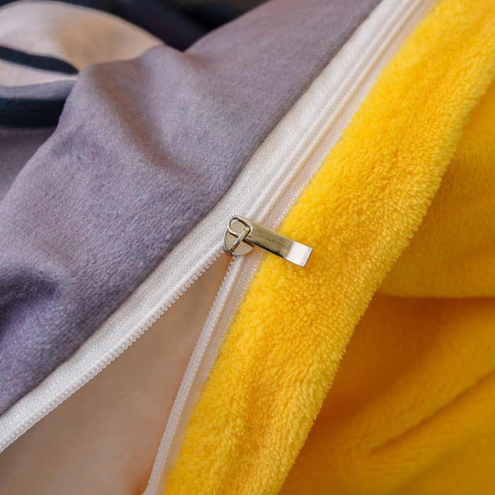 91家纺网 家纺一手货源 找家纺 ds生活馆 2026新款大版卡通水晶绒牛奶绒单被套 酷帅皮卡丘