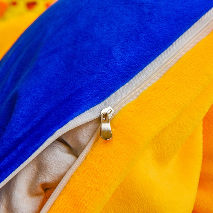 91家纺网 家纺一手货源 找家纺 ds生活馆 2026新款大版卡通水晶绒牛奶绒单被套 快乐皮卡