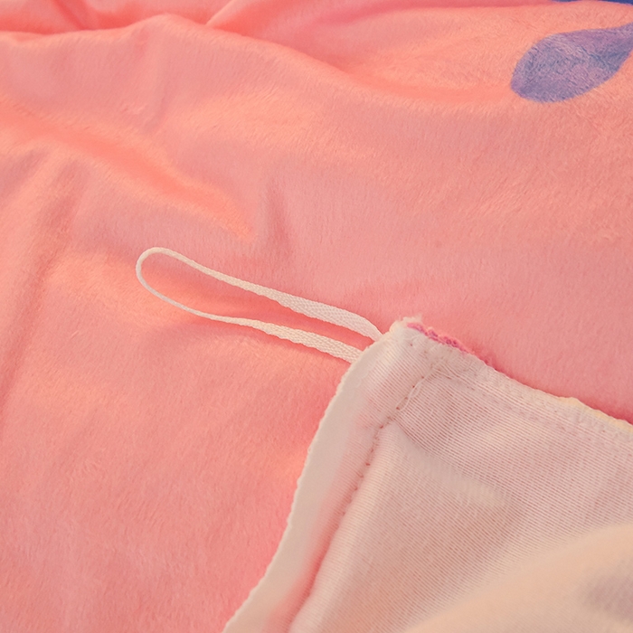 91家纺网 家纺一手货源 找家纺 ds生活馆 2026新款大版卡通水晶绒牛奶绒单被套 玲娜贝尔