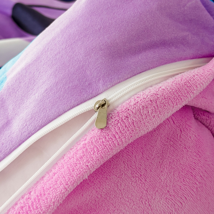 91家纺网 家纺一手货源 找家纺 ds生活馆 2026新款大版卡通水晶绒牛奶绒单被套 魔法库洛米