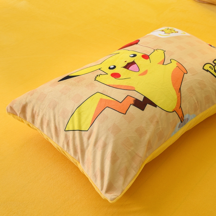 91家纺网 家纺一手货源 找家纺 ds生活馆 2026新款大版卡通水晶绒牛奶绒单被套 气球皮卡