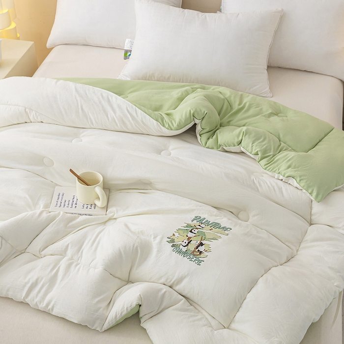 91家纺网 家纺一手货源 找家纺 （总）帕芬鸟家纺 2025新款超柔水洗棉大豆被子被芯