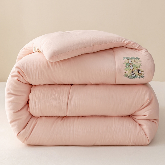 91家纺网 家纺一手货源 找家纺 （总）帕芬鸟家纺 2025新款超柔水洗棉大豆被子被芯