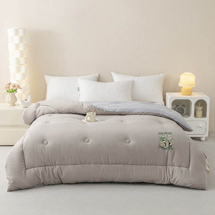 91家纺网 家纺一手货源 找家纺 （总）帕芬鸟家纺 2025新款超柔水洗棉大豆被子被芯