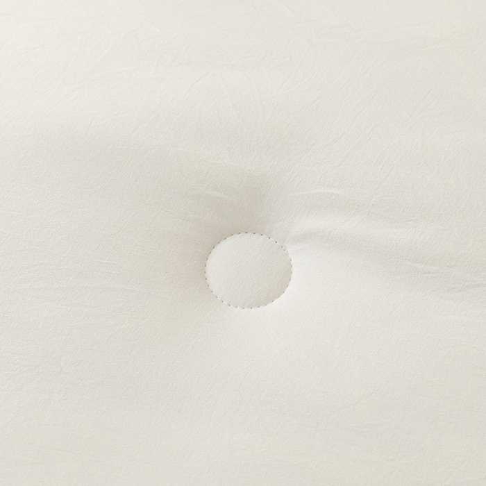 91家纺网 家纺一手货源 找家纺 帕芬鸟家纺 2025新款超柔水洗棉大豆被子被芯 米白拼绿