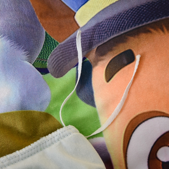 91家纺网 家纺一手货源 找家纺 ds生活馆 2026新款大版卡通水晶绒牛奶绒单被套 汪汪队