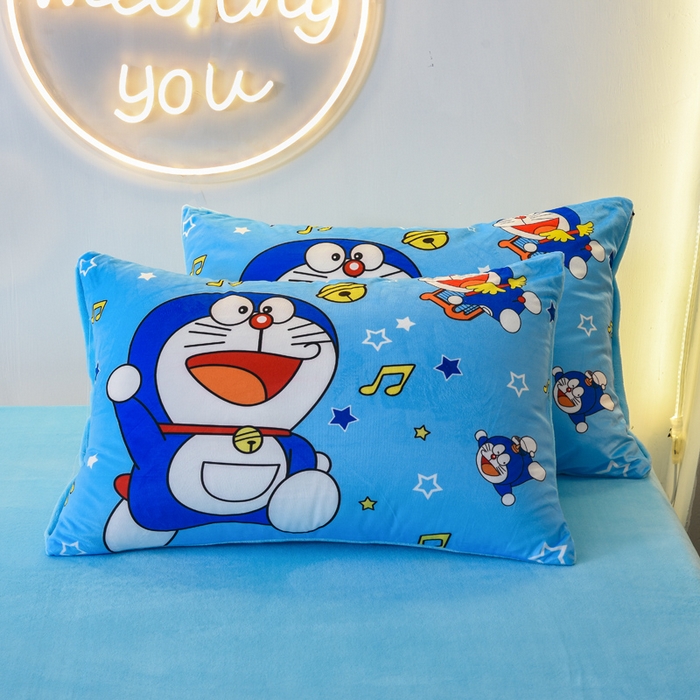 91家纺网 家纺一手货源 找家纺 ds生活馆 2026新款大版卡通水晶绒牛奶绒单被套 音乐叮当