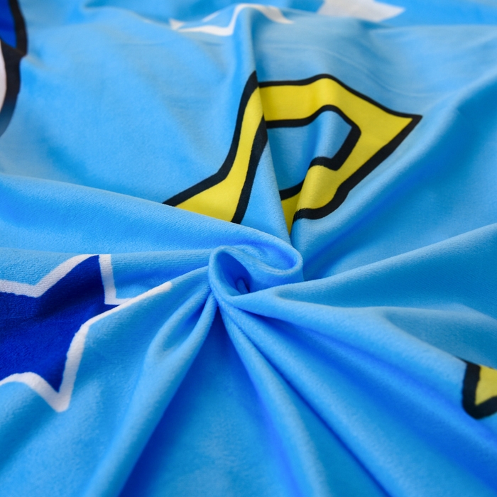 91家纺网 家纺一手货源 找家纺 ds生活馆 2026新款大版卡通水晶绒牛奶绒单被套 音乐叮当