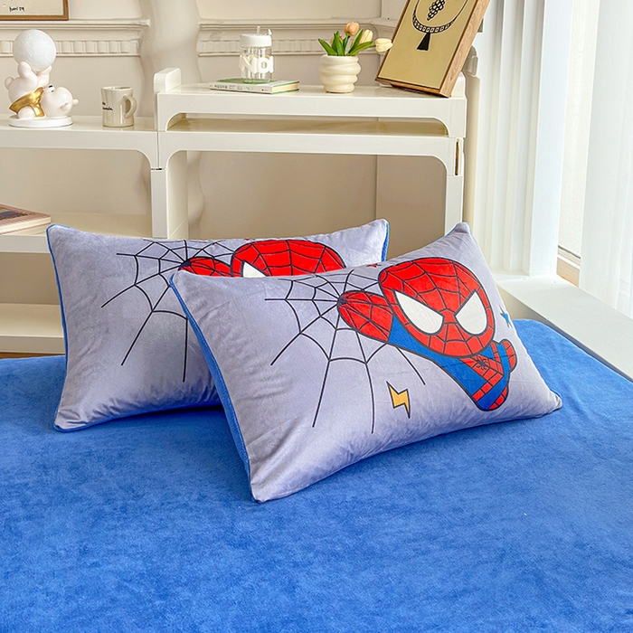 91家纺网 家纺一手货源 找家纺 ds生活馆 2026新款大版卡通水晶绒牛奶绒单被套 英雄联盟