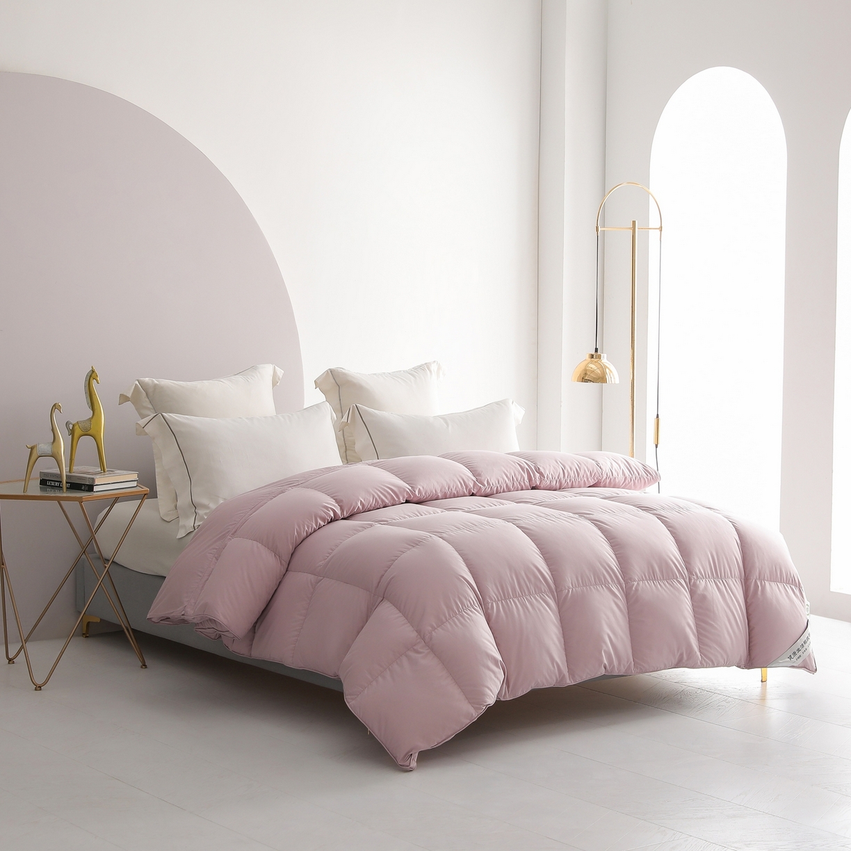 91家纺网 家纺一手货源 找家纺 （总）傲蕾良品 2025新款国货之光华西医学“助眠一号”柔赛丝95%白鹅绒被