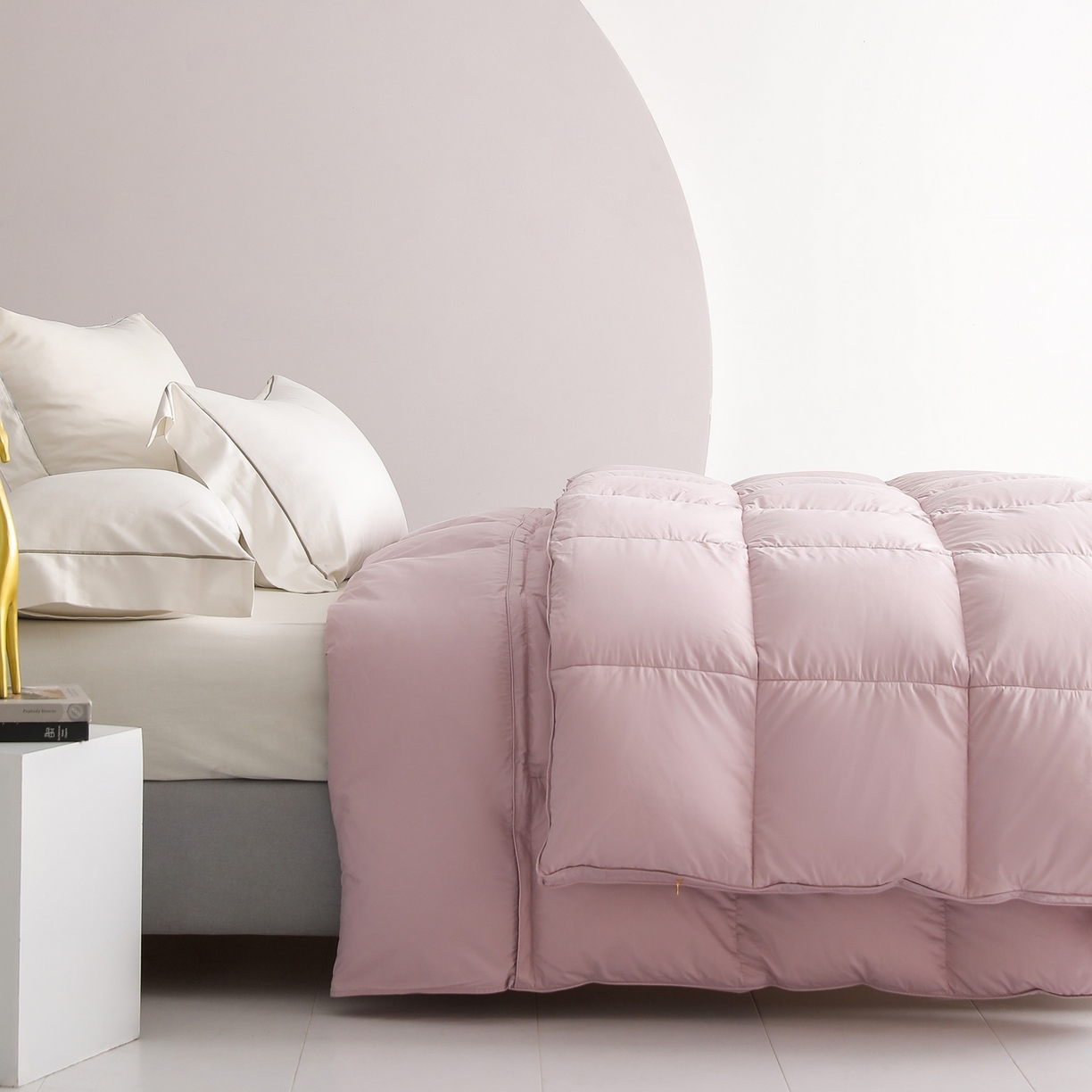 91家纺网 家纺一手货源 找家纺 （总）傲蕾良品 2025新款国货之光华西医学“助眠一号”柔赛丝95%白鹅绒被