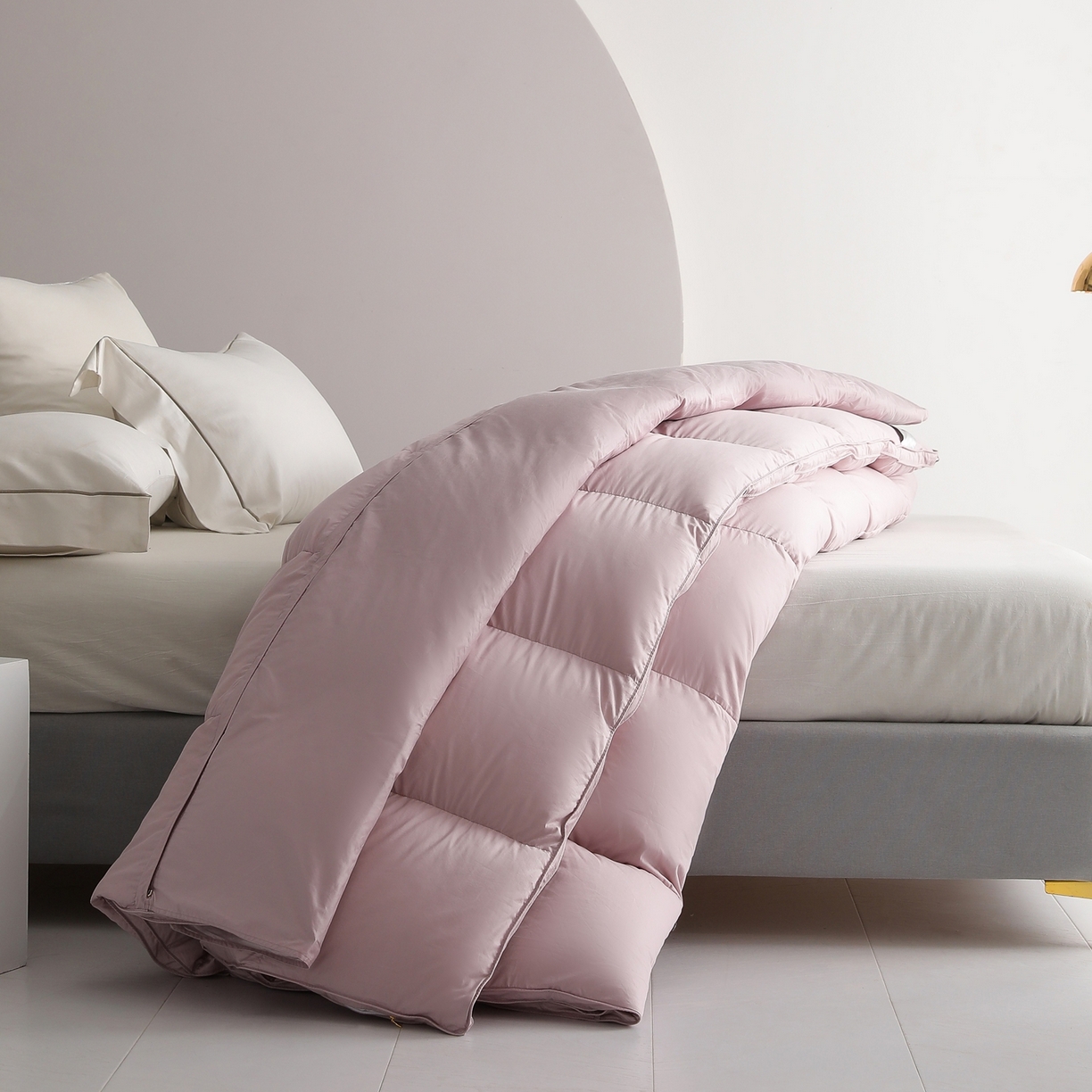 91家纺网 家纺一手货源 找家纺 （总）傲蕾良品 2025新款国货之光华西医学“助眠一号”柔赛丝95%白鹅绒被