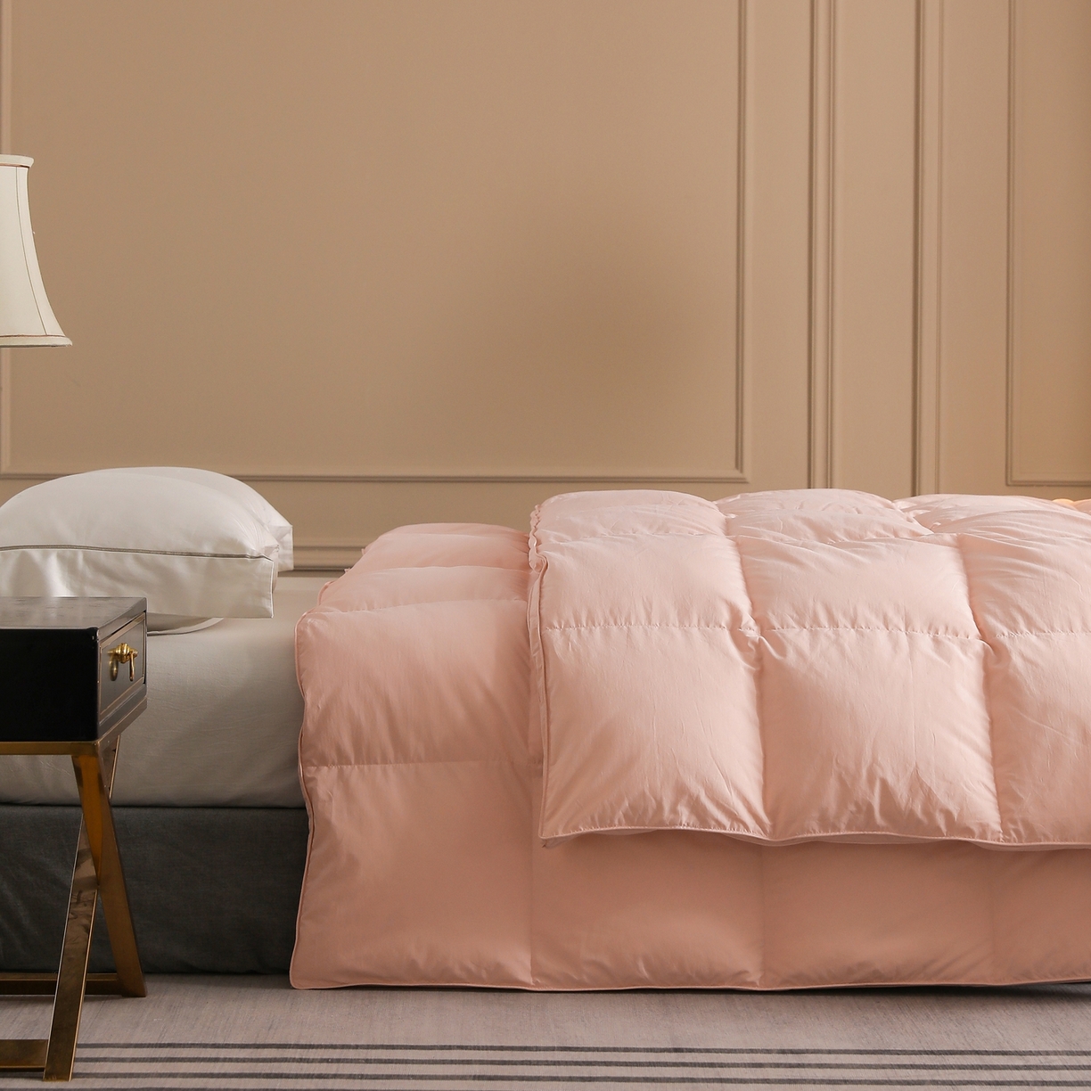 91家纺网 家纺一手货源 找家纺 （总）傲蕾良品 2025新款臻享级天丝磨毛95%白鹅绒被