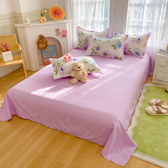 91家纺网 家纺一手货源 找家纺 （总）简冠家纺 2025新款印花植物羊绒磨毛四件套