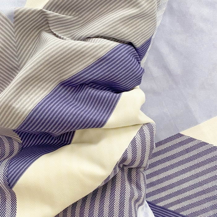 91家纺网 家纺一手货源 找家纺 （总）简冠 2025新款直播热款北欧风亲肤植物羊绒磨毛四件套 