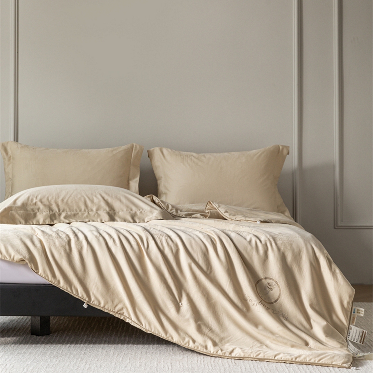 91家纺网 家纺一手货源 找家纺 （总）缦纯蚕丝羽绒馆2025新款特级国标双宫桑蚕丝被城堡女王手工100%桑蚕丝被子春秋被夏被冬被长丝绵被子子母被保真可检测