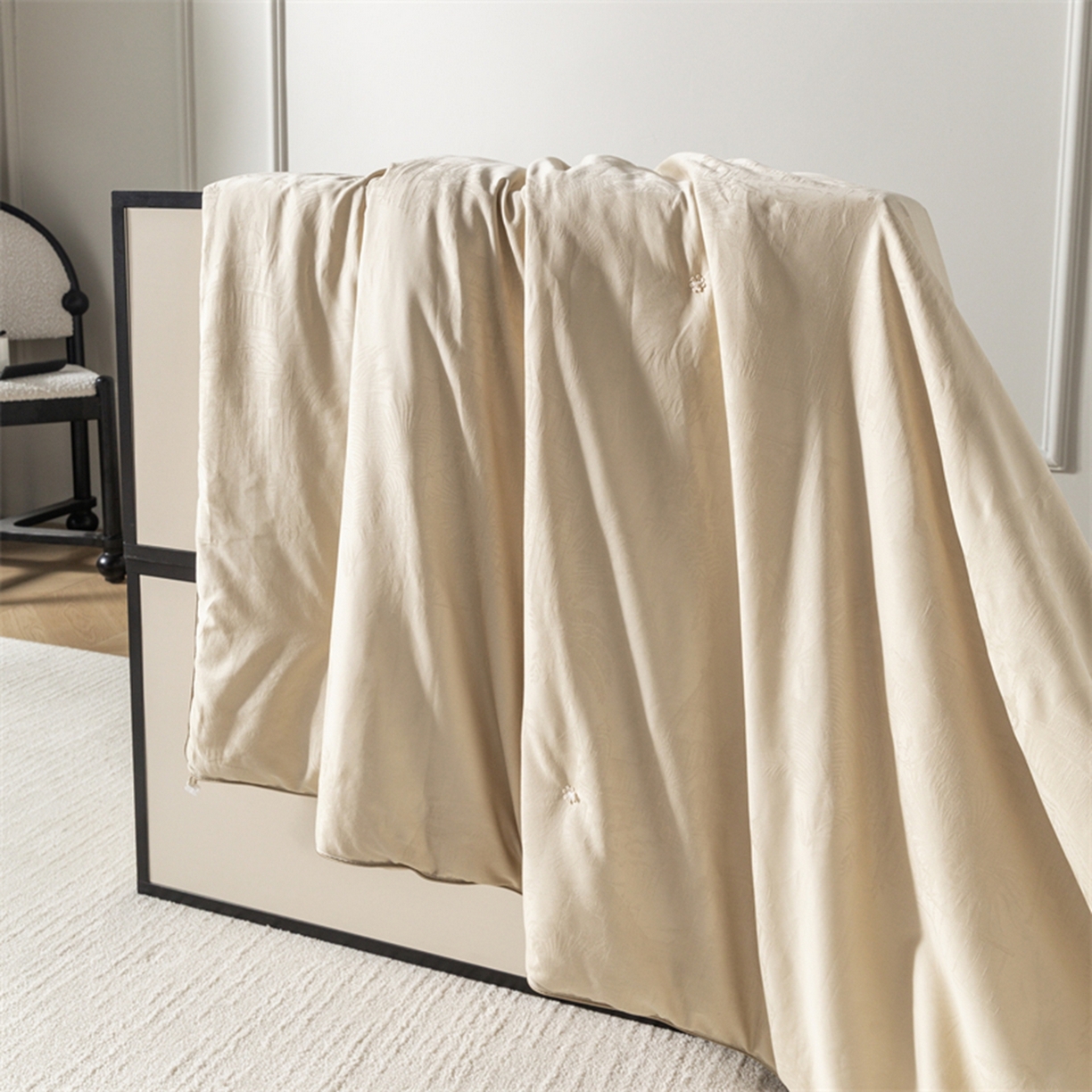 91家纺网 家纺一手货源 找家纺 （总）缦纯蚕丝羽绒馆2025新款特级国标双宫桑蚕丝被城堡女王手工100%桑蚕丝被子春秋被夏被冬被长丝绵被子子母被保真可检测