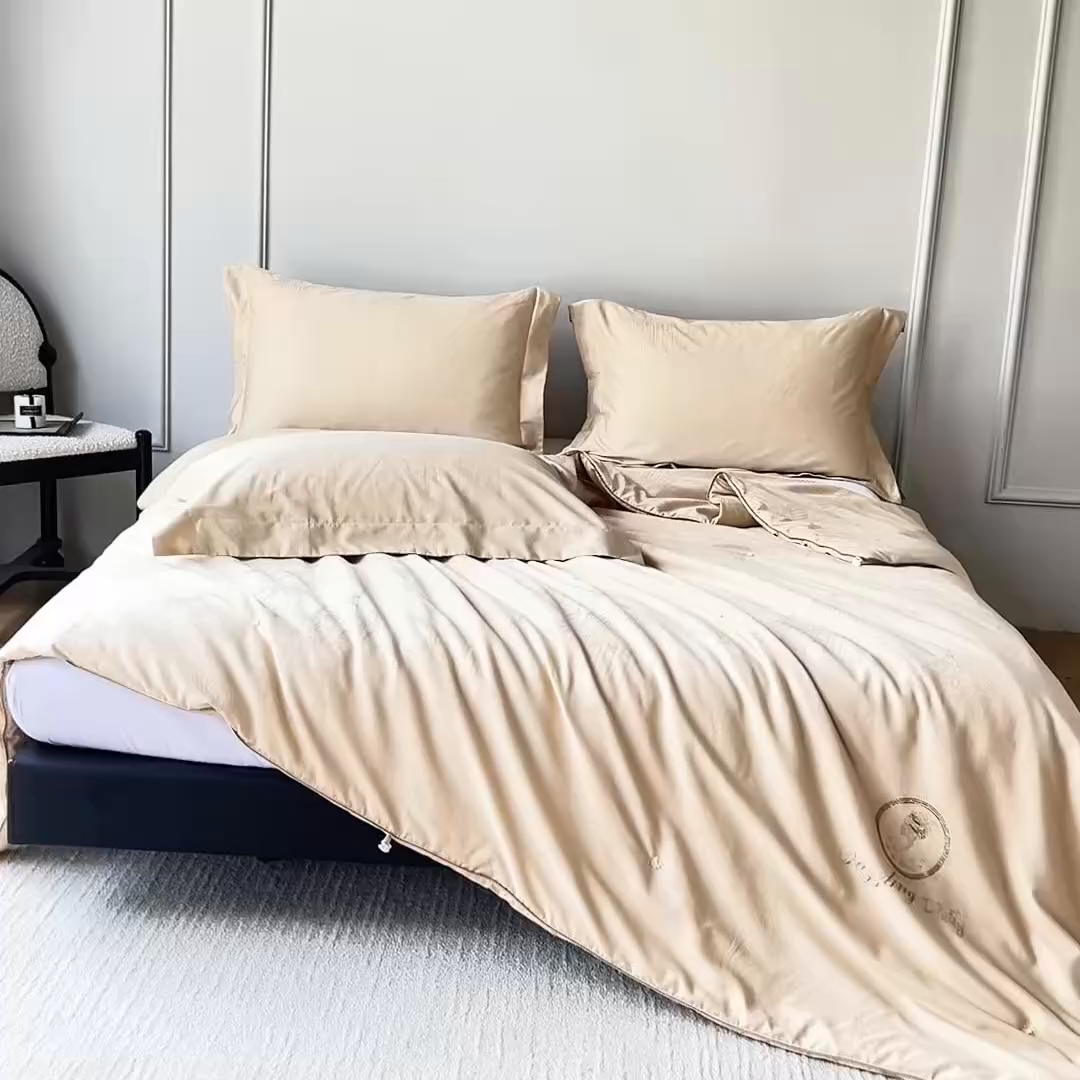 91家纺网 家纺一手货源 找家纺 （总）缦纯蚕丝羽绒馆2025新款特级国标双宫桑蚕丝被城堡女王手工100%桑蚕丝被子春秋被夏被冬被长丝绵被子子母被保真可检测