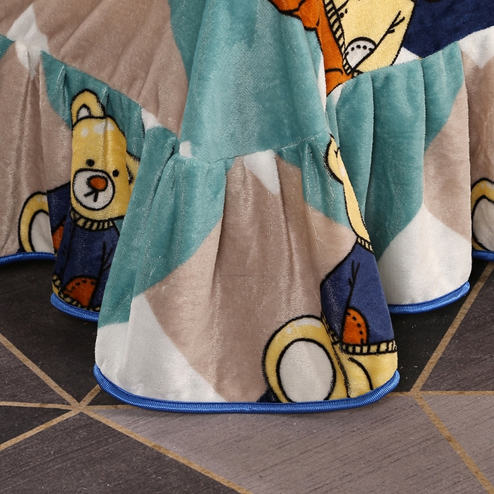 91家纺网 家纺一手货源 找家纺 牵依 2025新款金貂绒四件套牛奶绒四件套安迪小熊