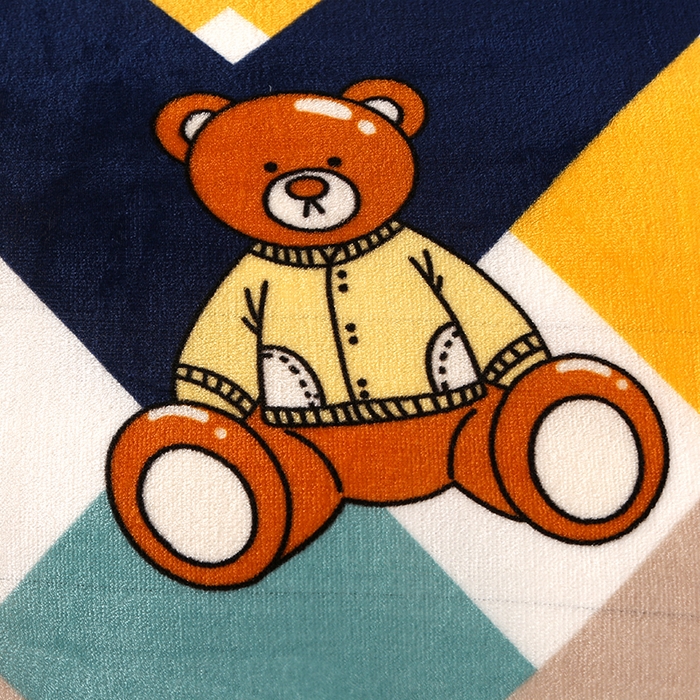 91家纺网 家纺一手货源 找家纺 牵依 2025新款金貂绒四件套牛奶绒四件套安迪小熊