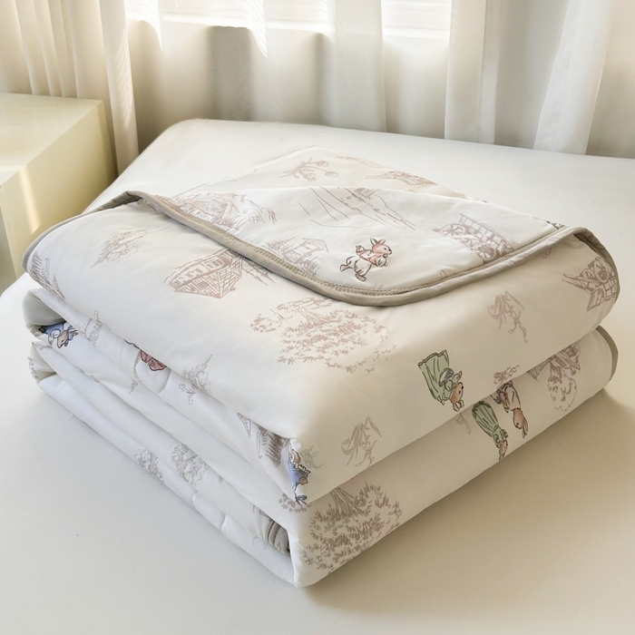 91家纺网 家纺一手货源 找家纺 （总）观月轩家纺 2025新款亲肤舒适凉感丝夏被夏凉被空调被