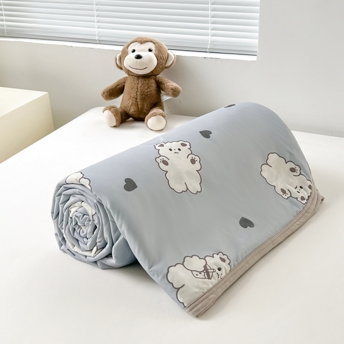 91家纺网 家纺一手货源 找家纺 （总）观月轩家纺 2025新款亲肤舒适凉感丝夏被夏凉被空调被