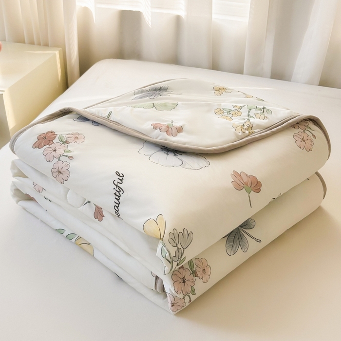 91家纺网 家纺一手货源 找家纺 （总）观月轩家纺 2025新款亲肤舒适凉感丝夏被夏凉被空调被