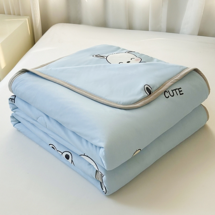 91家纺网 家纺一手货源 找家纺 （总）观月轩家纺 2025新款亲肤舒适凉感丝夏被夏凉被空调被