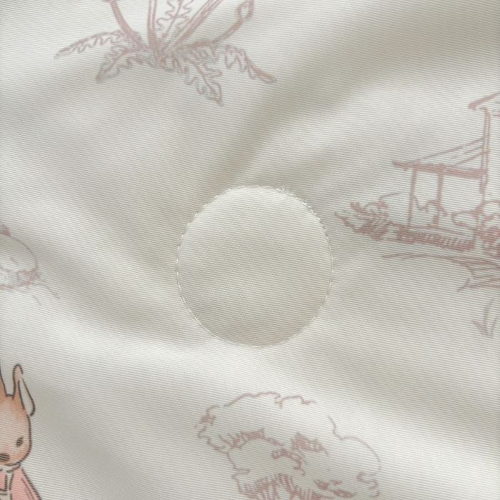 91家纺网 家纺一手货源 找家纺 观月轩家纺 2025新款亲肤舒适凉感丝夏被夏凉被空调被 彼得兔庄园-咖