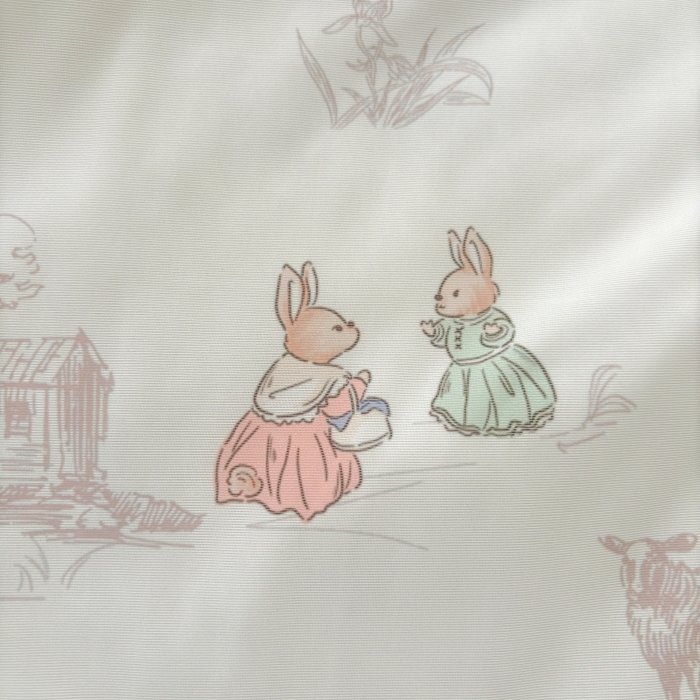 91家纺网 家纺一手货源 找家纺 观月轩家纺 2025新款亲肤舒适凉感丝夏被夏凉被空调被 彼得兔庄园-咖