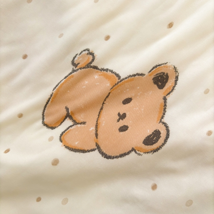 91家纺网 家纺一手货源 找家纺 观月轩家纺 2025新款亲肤舒适凉感丝夏被夏凉被空调被 小熊派对