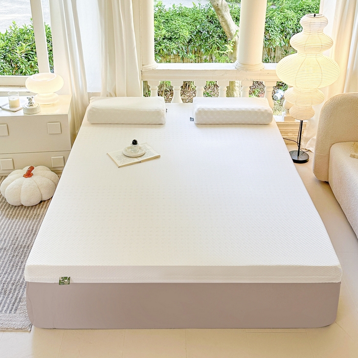 91家纺网 家纺一手货源 找家纺 （总）美丽折家纺 2025新款双拉链头鸟眼布乳胶床垫内套