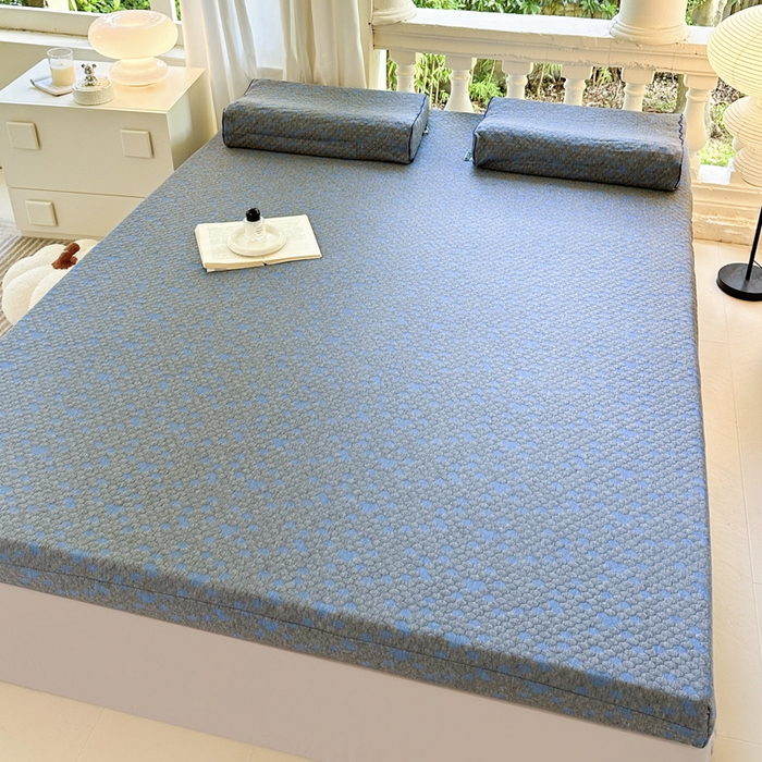 91家纺网 家纺一手货源 找家纺 （总）美丽折家纺 2025新款双拉链头针织棉乳胶床垫外套