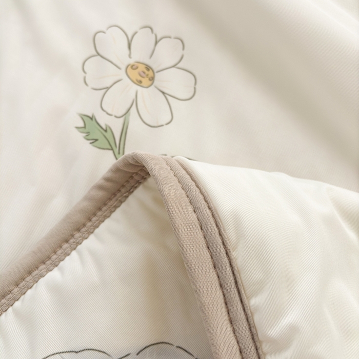 91家纺网 家纺一手货源 找家纺 观月轩家纺 2025新款亲肤舒适凉感丝夏被夏凉被空调被 遇见春天