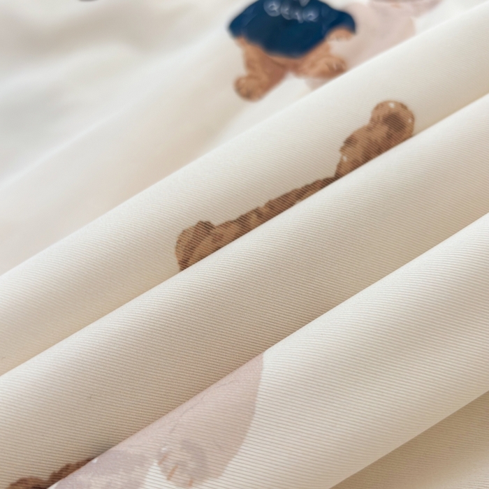 91家纺网 家纺一手货源 找家纺 观月轩家纺 2025新款亲肤舒适凉感丝夏被夏凉被空调被 小熊警长