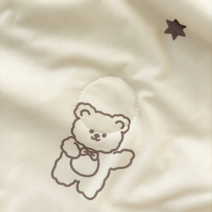 91家纺网 家纺一手货源 找家纺 观月轩家纺 2025新款亲肤舒适凉感丝夏被夏凉被空调被 星球兔-米黄